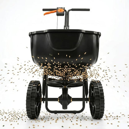 Walk-Behind Hand Push Broadcast Spreader, 10 ft Spreading Width Manual - Image 9