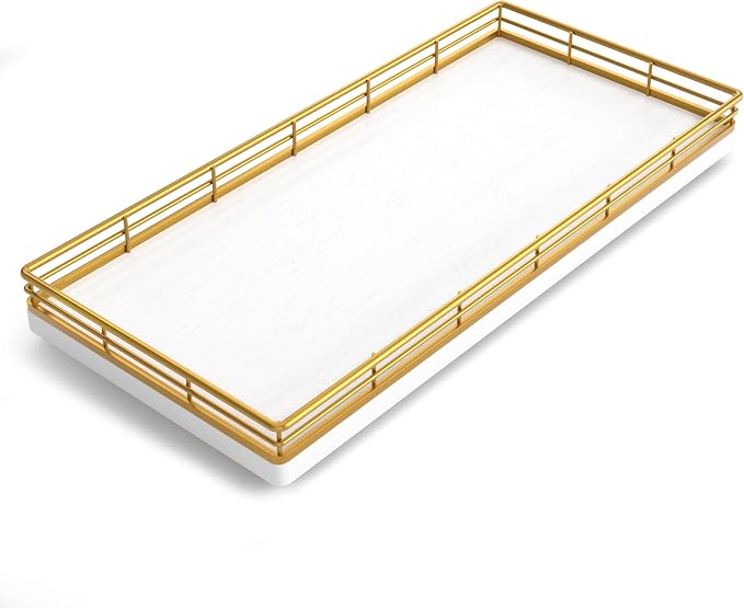 Bathroom Toilet Tank Tray, Vanity Tray by Focusonit