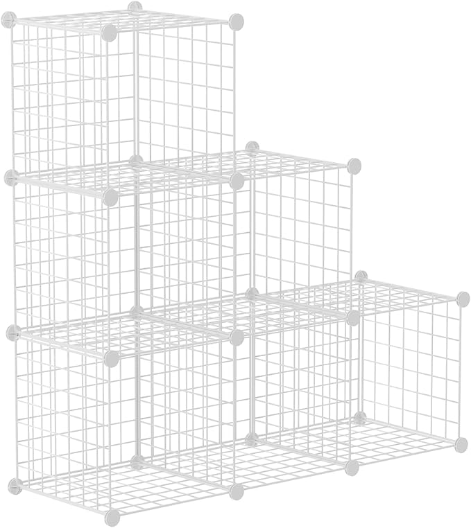 HUBSON Wire Cube Storage Organizer, Book/Toy/Craft/Potted Plants and petCloset by HUBSON
