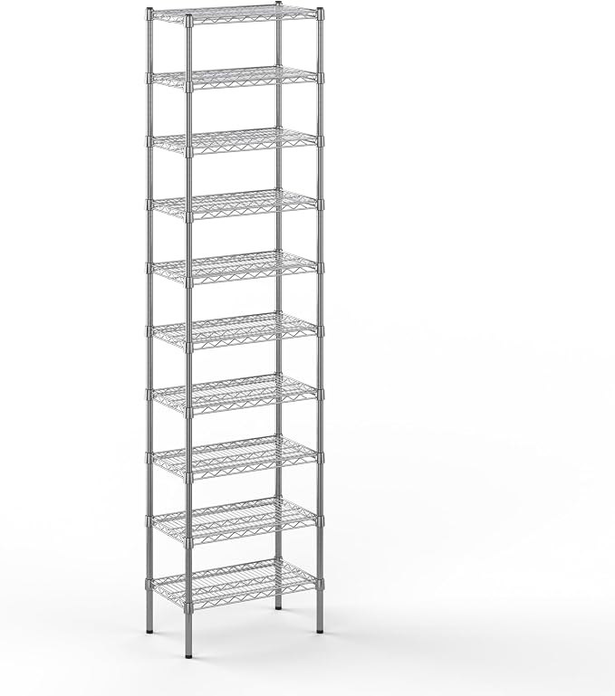 14" Deep x 24" Wide x 96" Height Wire Shelving Kit | 10-Tier | NSF Commercial by Regal+Altair