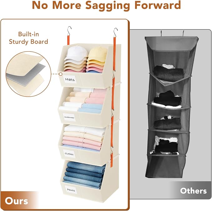 4 Pcs Modular Closet Organizer - Image 4