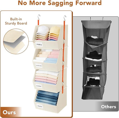 4 Pcs Modular Closet Organizer - Image 4