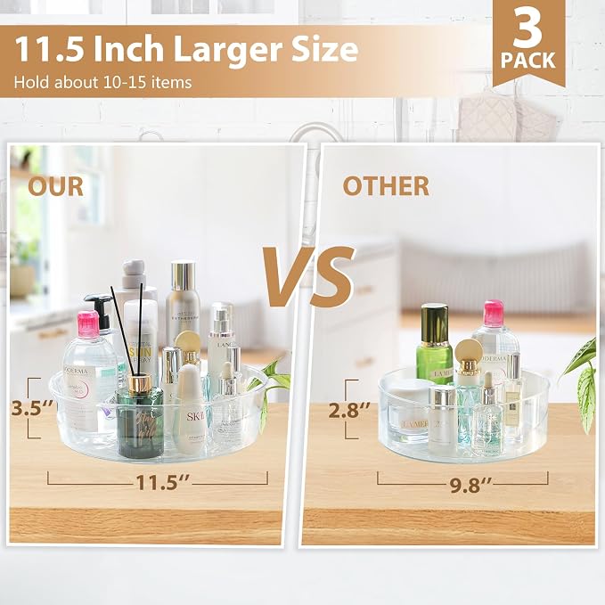 GUZON 3 Pack Lazy Susan Organizer - Image 5