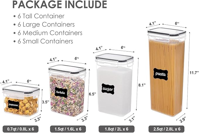 Airtight Food Storage Containers - Image 2