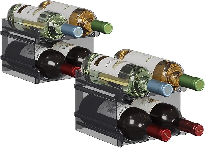 Lifewit Plastic Stackable Wine Rack by Lifewit