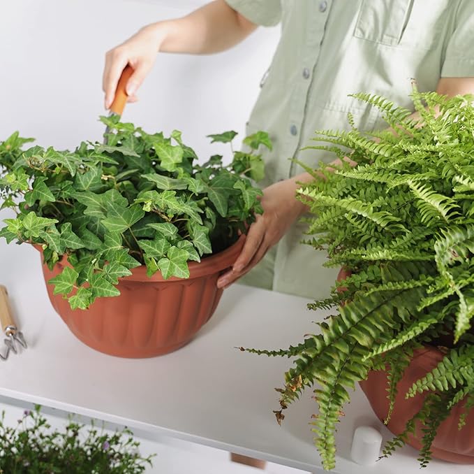 YIKUSH 12 Inch Hanging Planters - Image 7