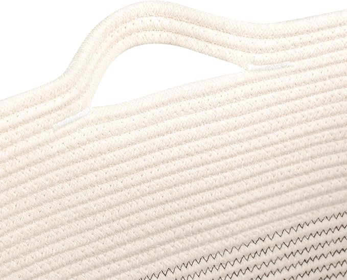 Storage Baskets for Clothes Fabric Cotton Rope Storage Basket - Image 8