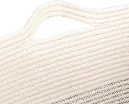 Storage Baskets for Clothes Fabric Cotton Rope Storage Basket - Image 8