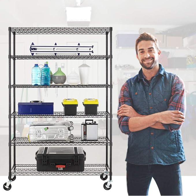 BestOffice | 6-Tier Wire Shelf - Image 2