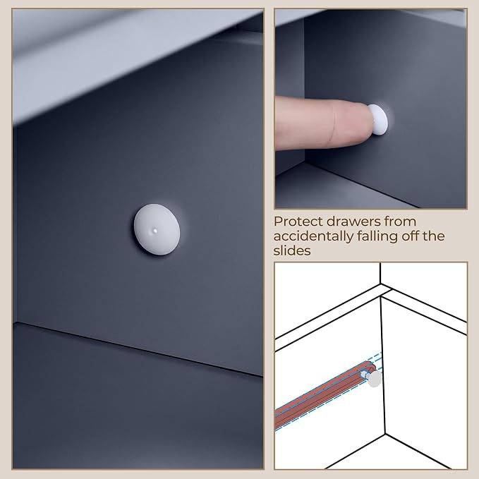 Yaheetech Bathroom Storage Cabinet, Beside Toilet or Vanity, Beadboard Tower - Image 7