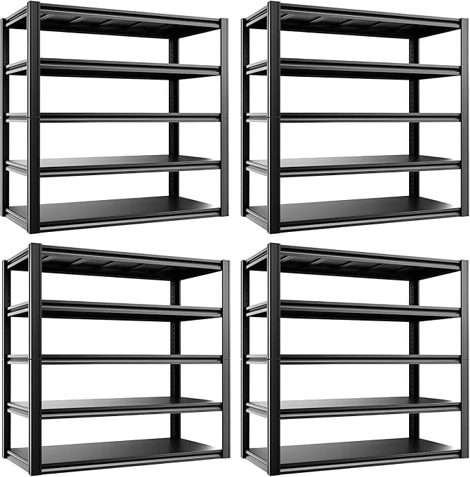 5-Tier 55" W x 24" D x 84" H Garage Shelving 5000LBS Storage Shelves Heavy Duty by LIJIUHOME