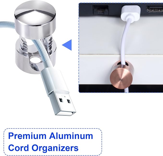 3 Sets Charger Holders for Cords, Adjustable Cable Anchor Holders, Adhesive - Image 4