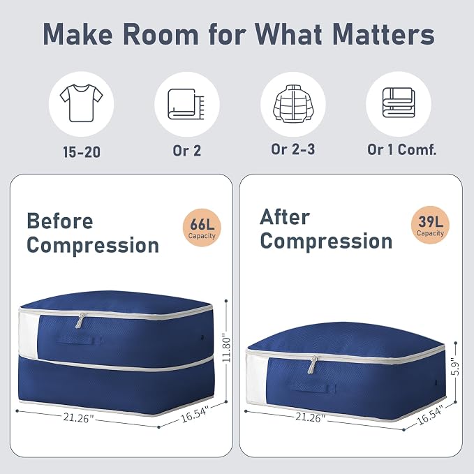 DIMJ Comforter Storage Bag 6 Pack - Image 2