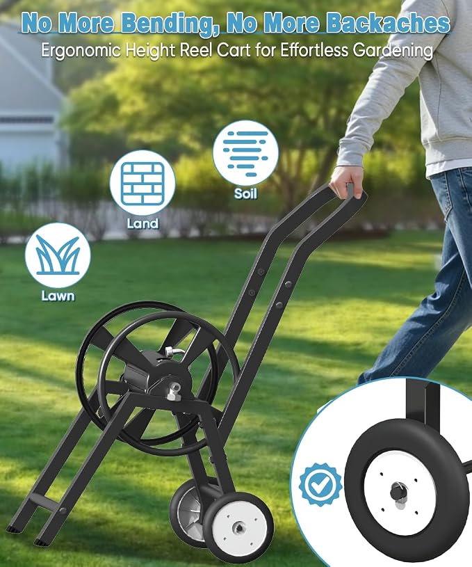 Artigarden Garden Hose Reel Cart - Image 3