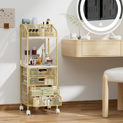 HapiRm Makeup Organizer Storage Cart - Image 2