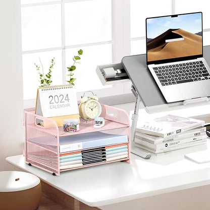 3-Tier Letter Tray Paper Organizer - Image 2