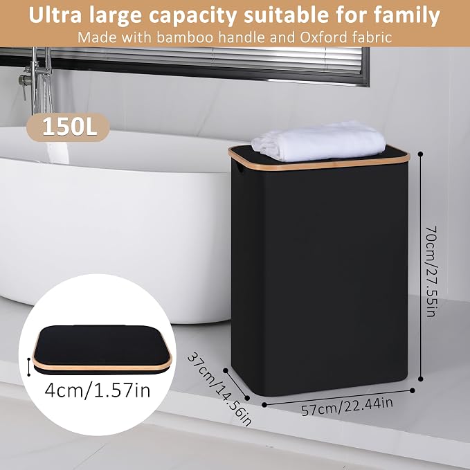 iEGrow 150L Laundry Basket - Image 2