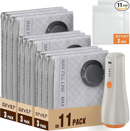 QcoQce Vacuum Storage Bags by QcoQce