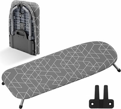Xabitat Foldable Tabletop Ironing Board, foldable frame, heat-resistant cover by Xabitat