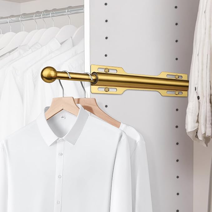 FIRJOY 12" Valet Rod for Closet Pull Out by FIRJOY