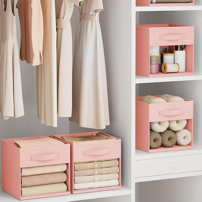 DIMJ Cube Bins, 12.2-Inch Storage Bins Cubes - Image 5
