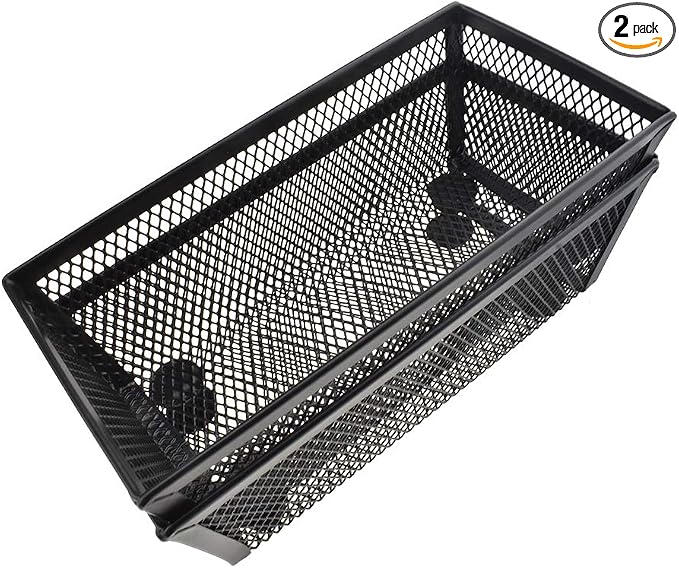HAHIYO Stackable Mesh Tray Cup 6 x 3 x 2 inches Sturdy Container by HAHIYO