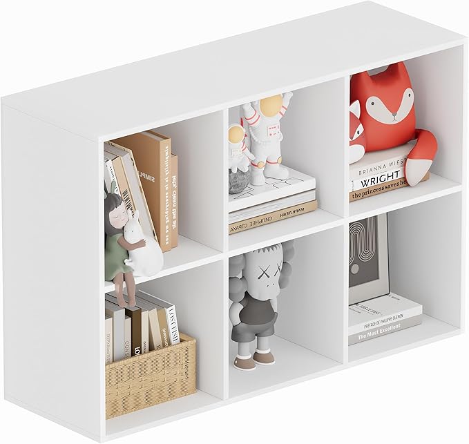 Book Shelf, Wooden Cube Storage Organizer by Unknown