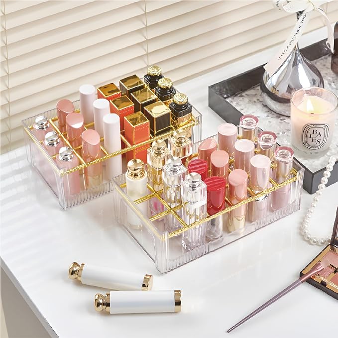 18 Grids Lipsticks Organizer, Storage Display Case, - Image 2