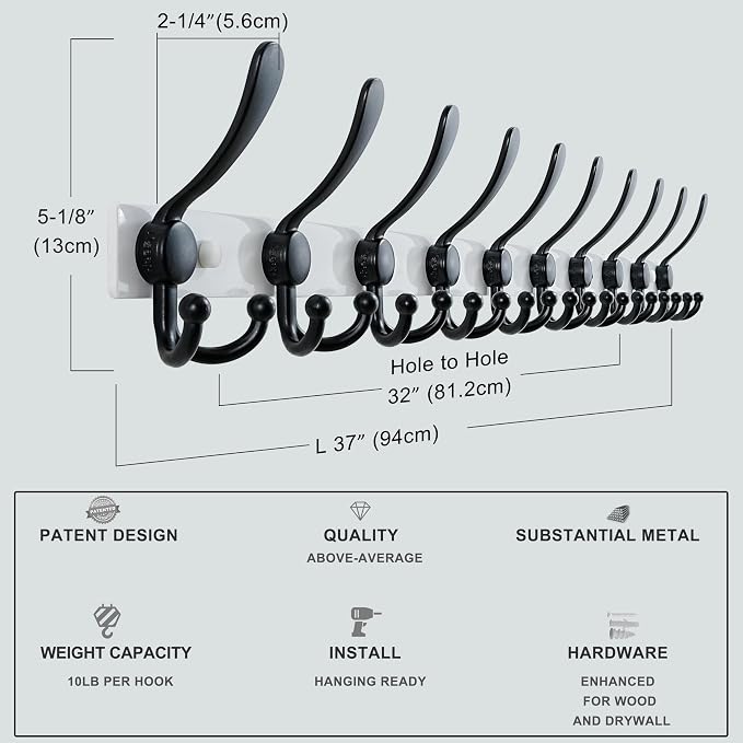 Dseap MaxStrong 2.0 Coat Rack Wall - Image 6