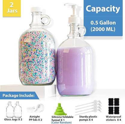 Sovietiep 2 Pack 64 Oz Laundry Detergent Dispenser - Image 5