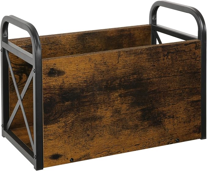 YINMIT Magazine Holder, Magazine Rack Floor, Magazine Storage Basket, Folder - Image 9