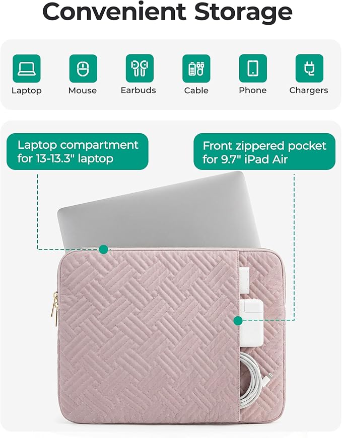 BAGSMART Laptop Sleeve Bag Compatible - Image 5