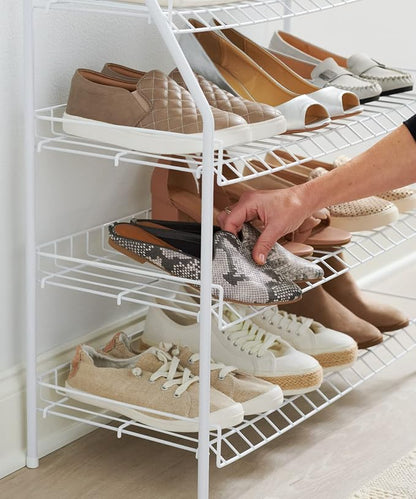 Rubbermaid 4-Tier Wire Shoe Rack, Simple Assemble, Storage Shelf - Image 11