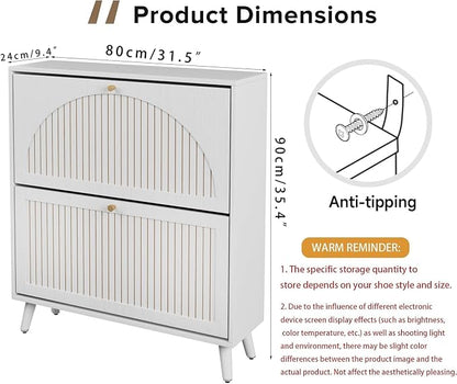 Fsbecl Shoe Storage Cabinet for Entryway - Image 2