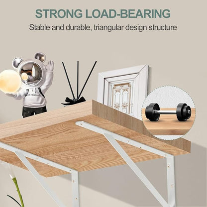 20 Pack L11 x H 8" White Heavy Duty Shelf Brackets - Image 3