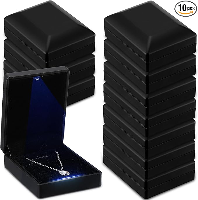 Landical 10 Pcs Pendant Necklace Box by Landical