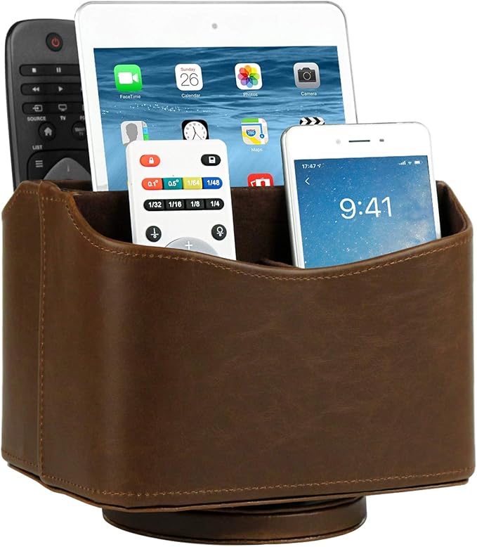 HofferRuffer Spinning Remote Control Holder, Remote Caddy, Spinning Remote by HofferRuffer