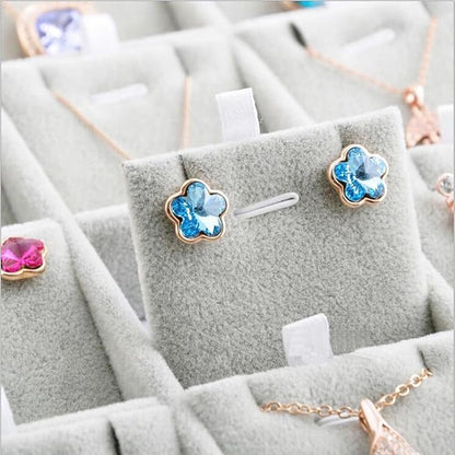 Oirlv Velvet Jewelry Tray 24 Grid liner Pendant Earrings Organizer Storage - Image 2