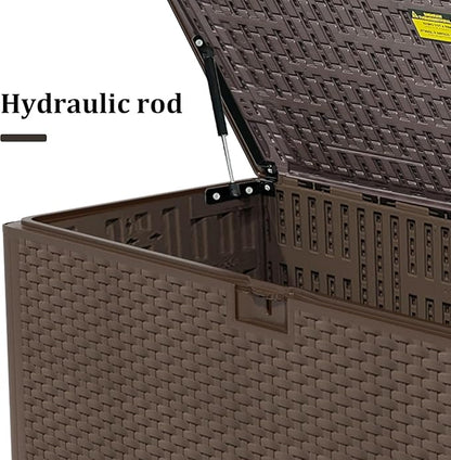 180 Pro Gallon Deck Box, Outdoor Storage Box Lockable, Waterproof - Image 8