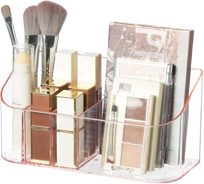 SUNFICON Makeup Holder Tray Organizer Cosmetic Display Case Tabletop Desktop - Image 12