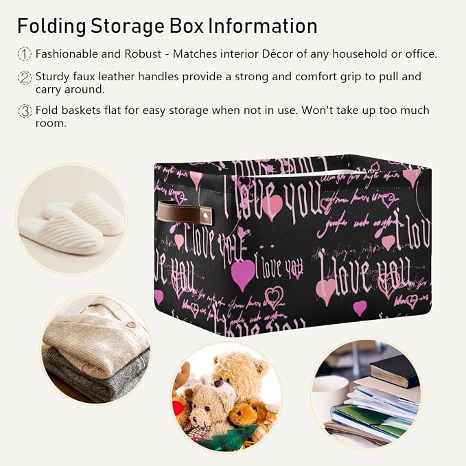 ZAZYXTJ Goth Text Storage Basket - Image 5