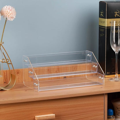 Acrylic Spice Rack, Tiered Spice Rack Shelf Seasoning Organizer - Image 5