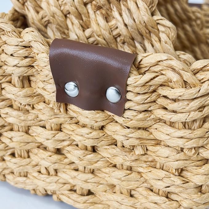 Small Paper rope baskets for Organizing, Cute woven storage Little basket for - Image 8