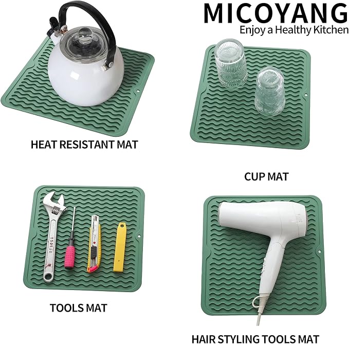 Silicone Dish Drying Mat for Multiple Usage, Easy clean, Eco-friendly, - Image 4