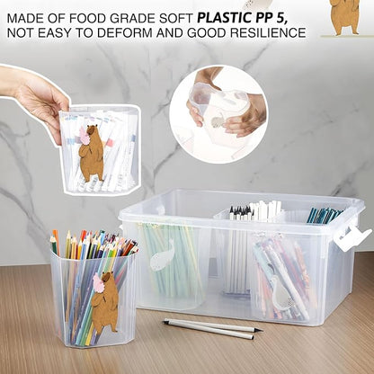 loobuu 17QT Plastic Storage Bins - Image 5