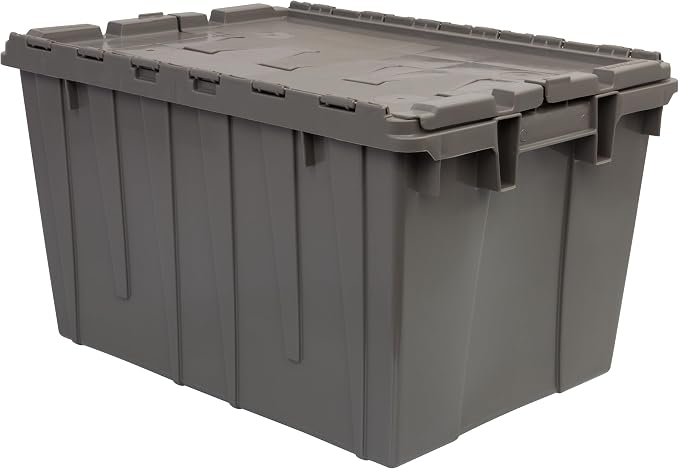 Buckhorn Industrial Lidded Plastic Storage Container, Nesting and Stackable - Image 8