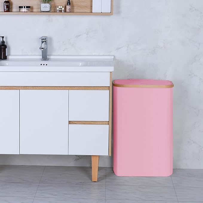Slim Laundry Basket, 60L Laundry Hamper - Image 5