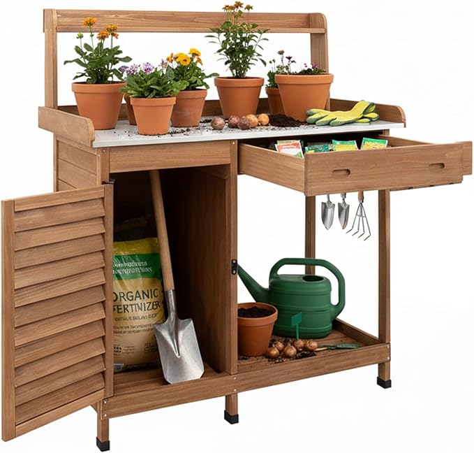Potting Bench Table Work Bench - Image 2