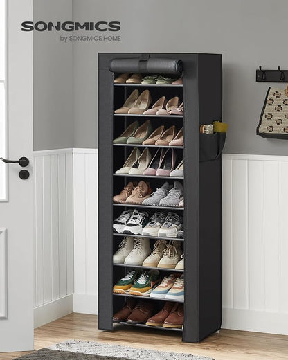 SONGMICS 10-Tier Shoe Rack, Shoe Storage Cabinet - Image 4