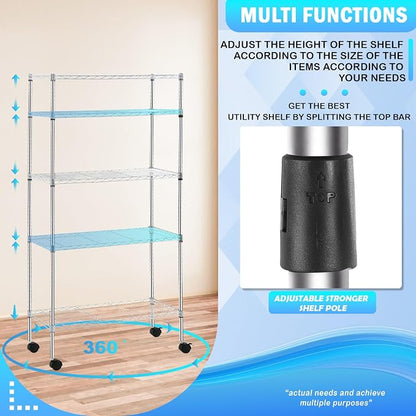 PayLessHere | 5-Tier Wire Shelf - Image 2